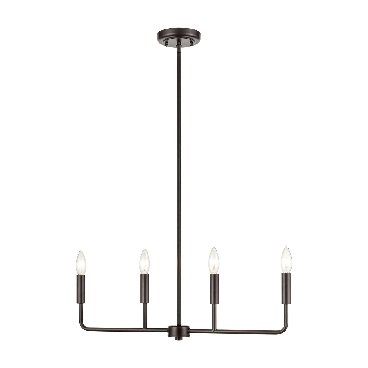 4 Light Small Chandelier Oil Rubbed Bronze Y137920