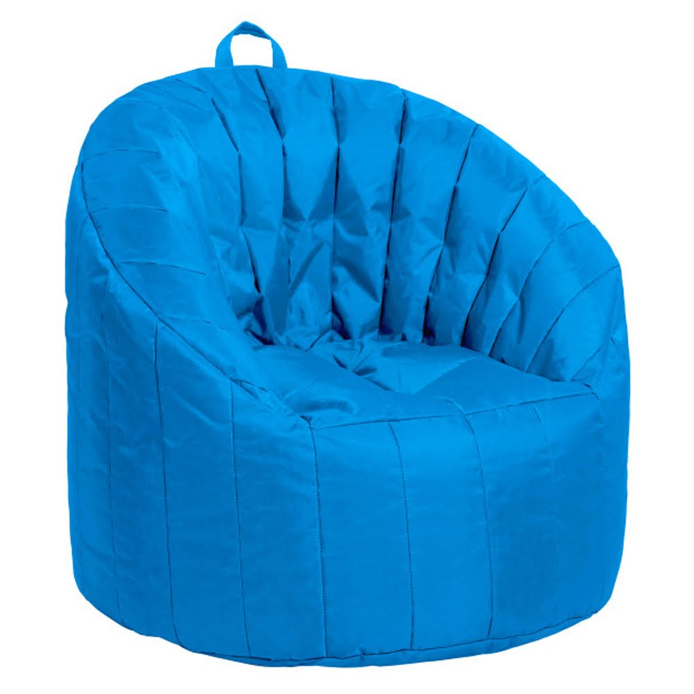 Bean bag coated Oxford fabric french blue H1538