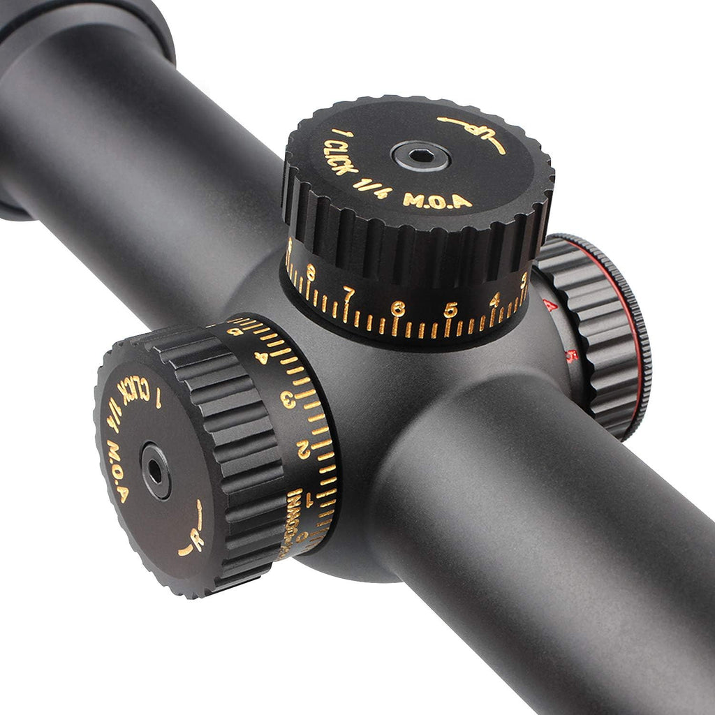 1-6X24 FFP Scope with Red/Green Illuminated Reticle and Scope Mount K6946