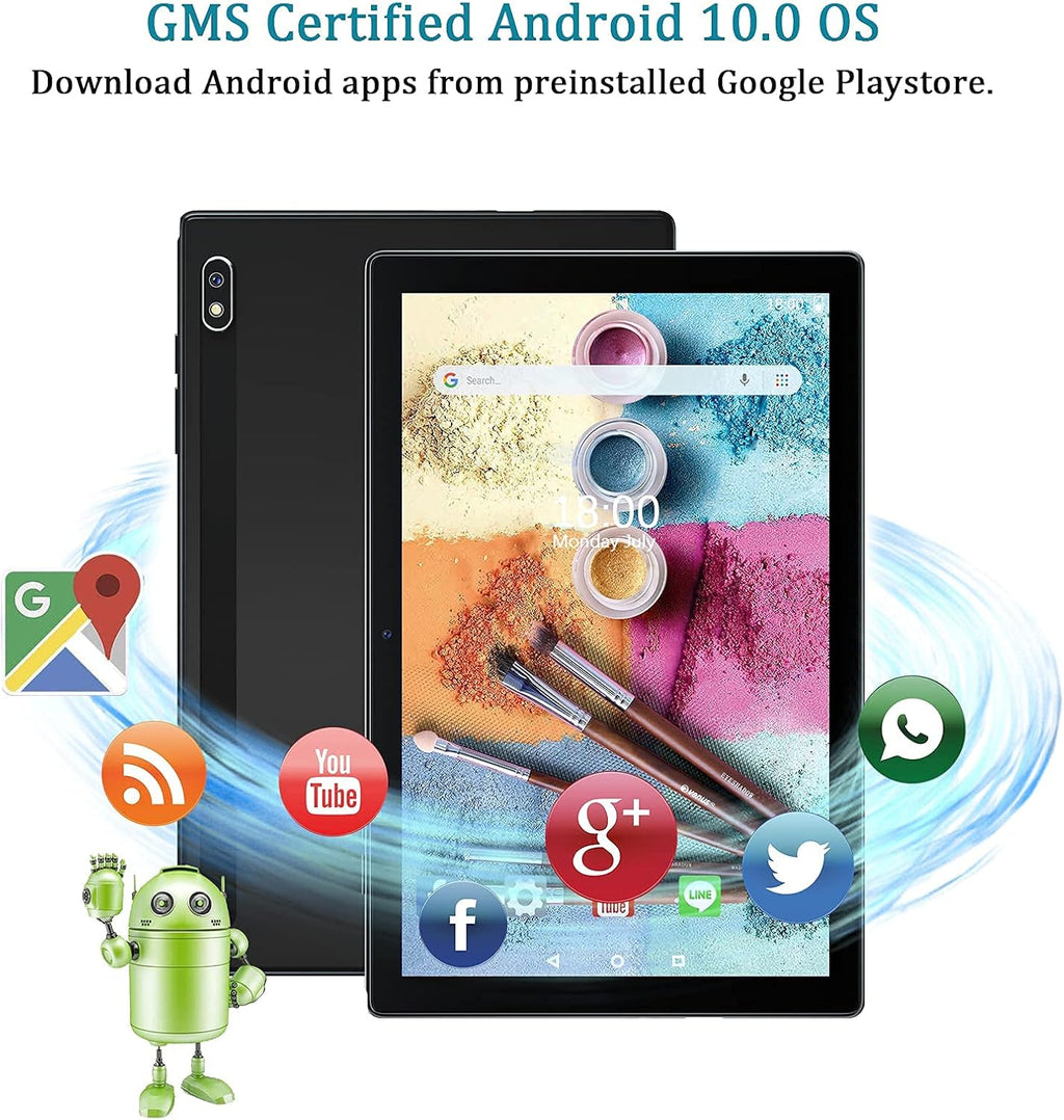 10 inch Android Tablet 32GB Black Z38657