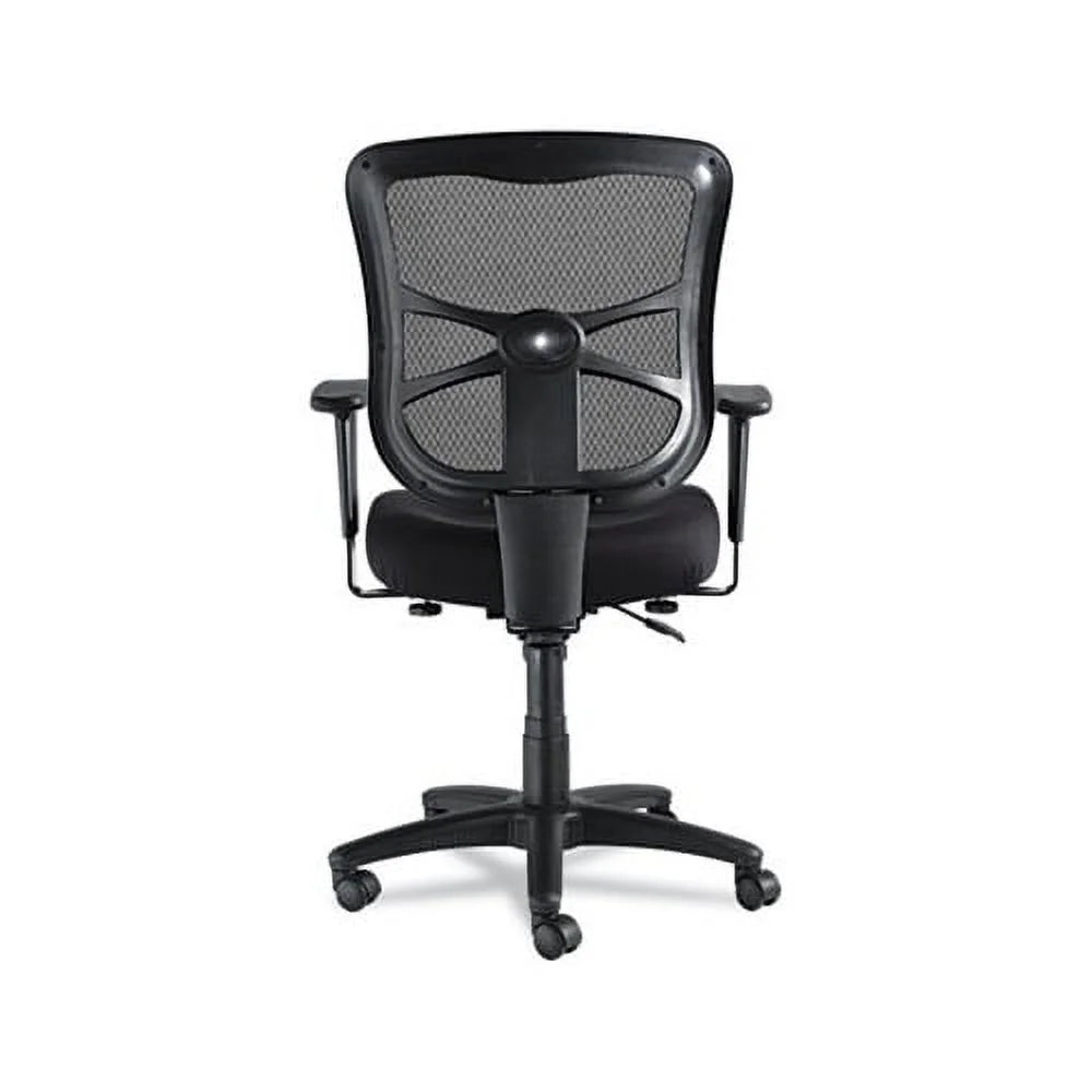 Black Mesh Mid-Back Swivel Tilt Chair F64303
