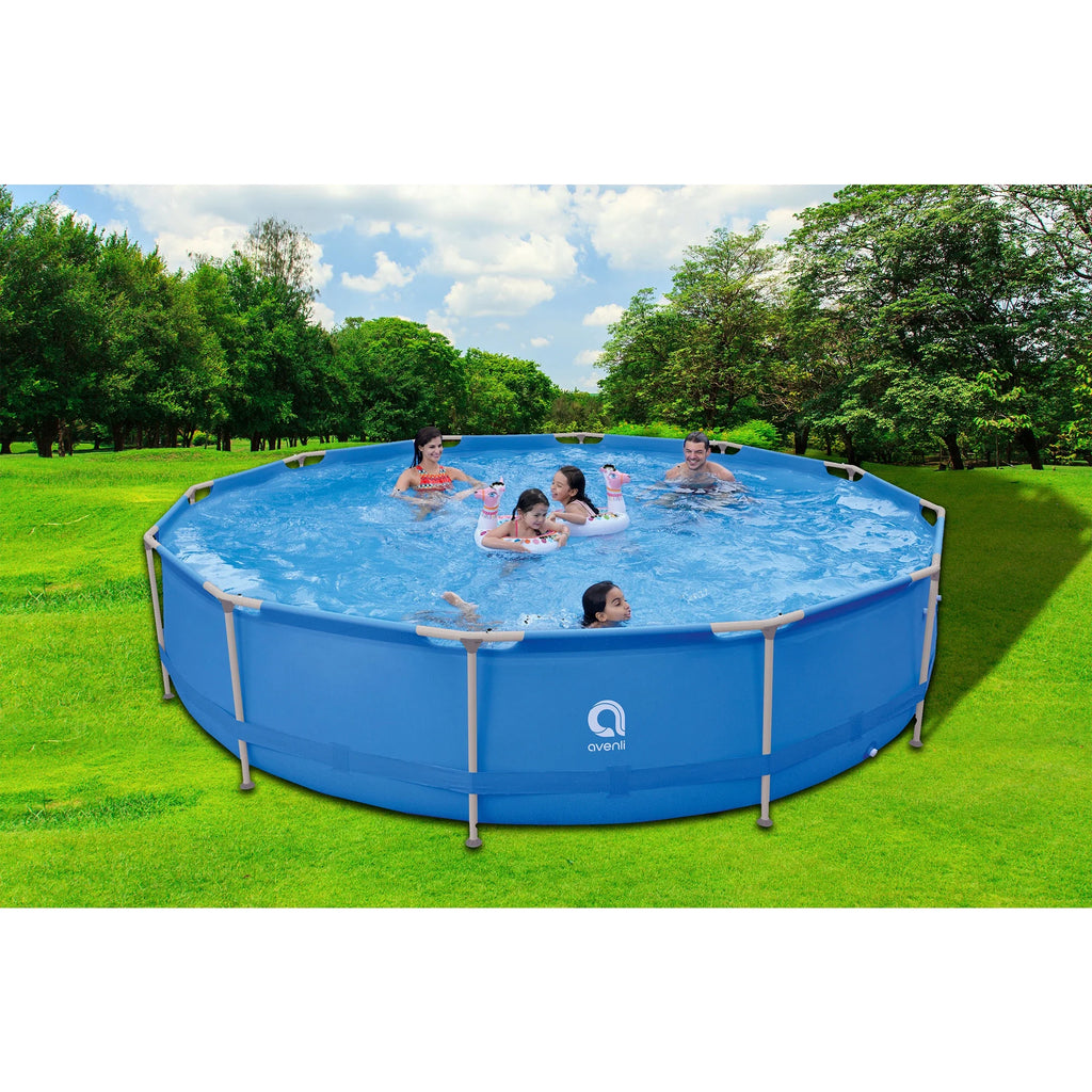 15 Foot x 36 Inch Steel Frame Above Ground Swimming Pool G373