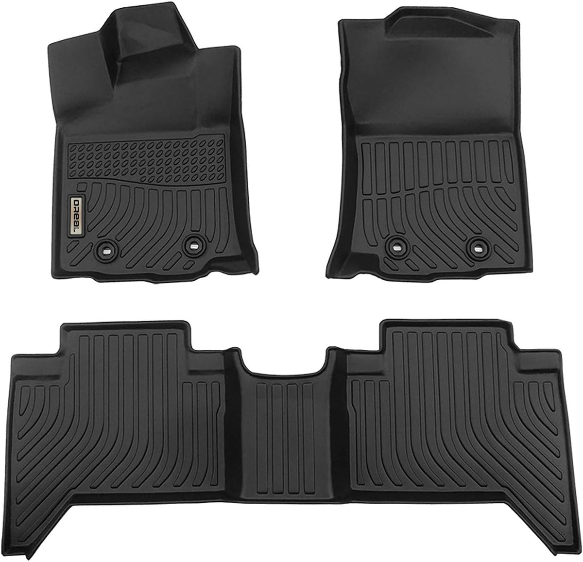Black Floor Mats Liners Carpet Custom Fit H915684