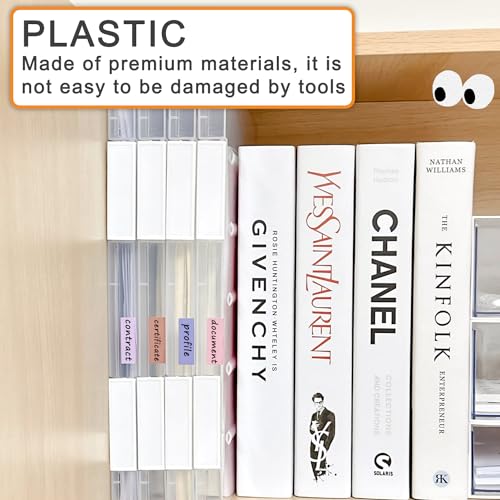 Clear A4 Plastic File Storage Box X77517