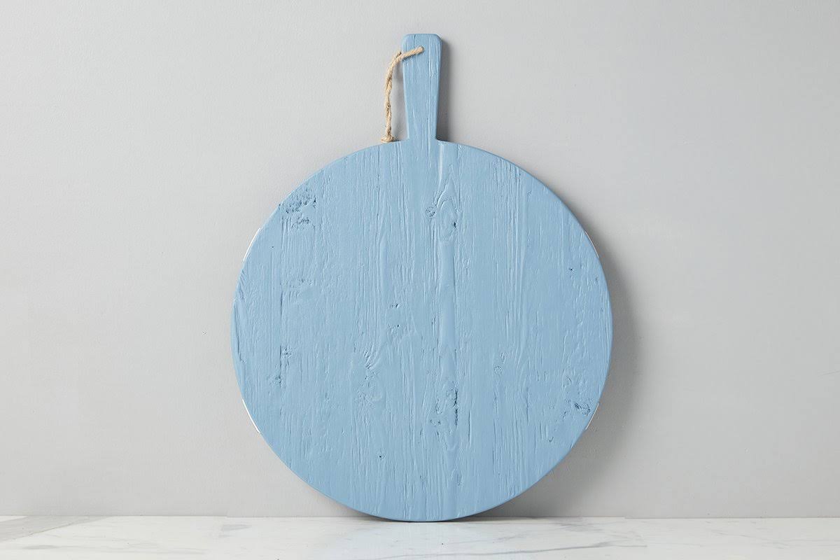 French Blue Round Charcuterie Board E402