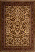 Beige 8x11 ft Synthetic Carpet D8334