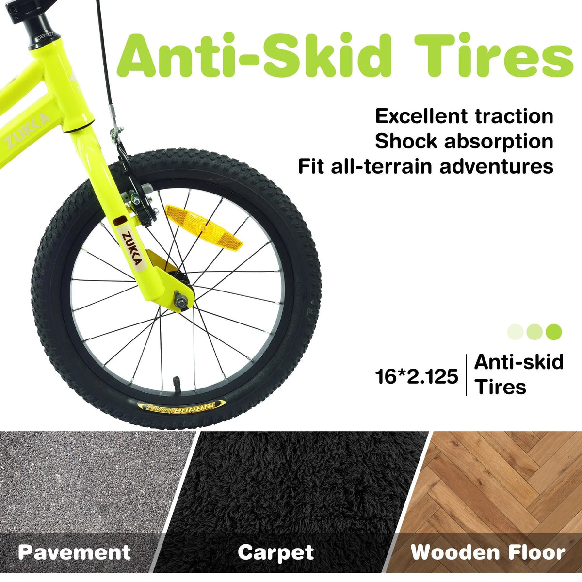 Blue 16 Kids Bike with Auxiliary Wheel V908876
