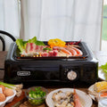 Electric Smokeless Indoor Infrared BBQ Grill with Non-Stick Grate and Drip Tray, Black F93214