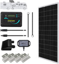 100 Watts 12 Volts Monocrystalline Solar RV Kit with 30A PWM Charge Controller B363002