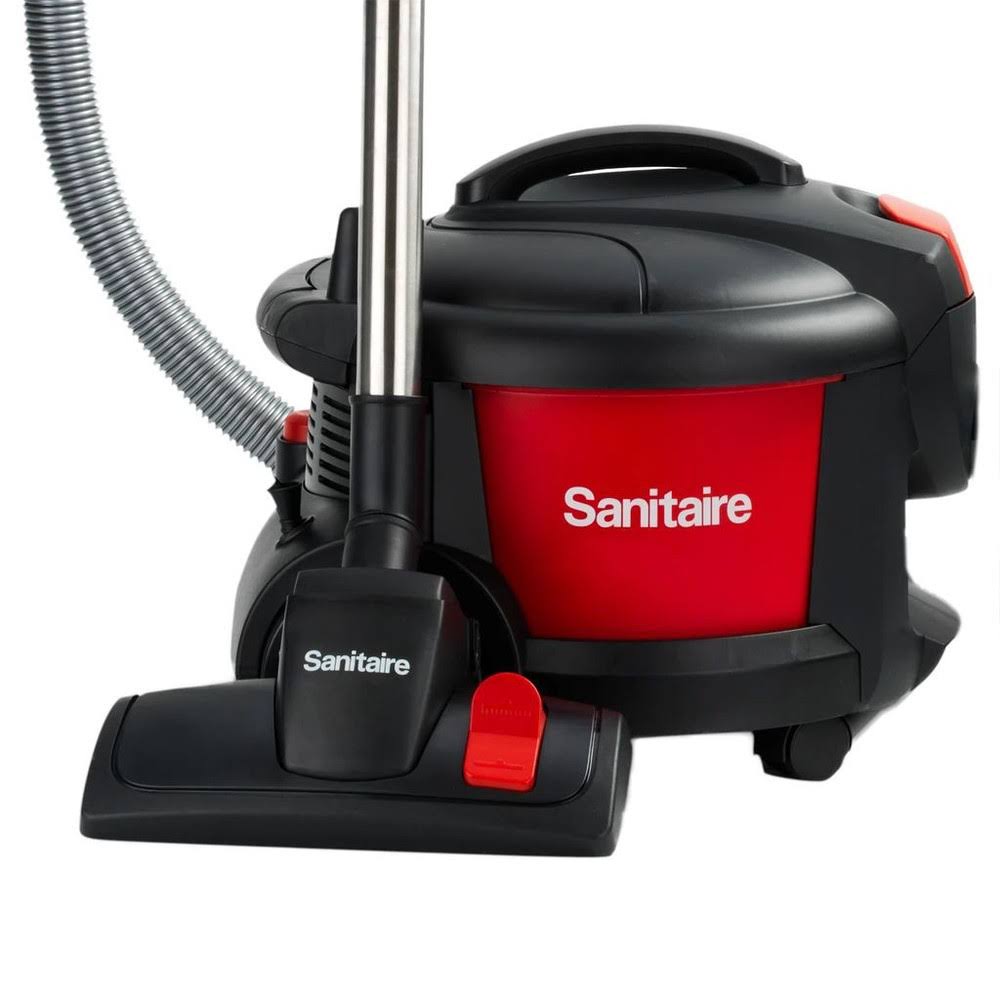 Red Black Canister Vacuum O364144