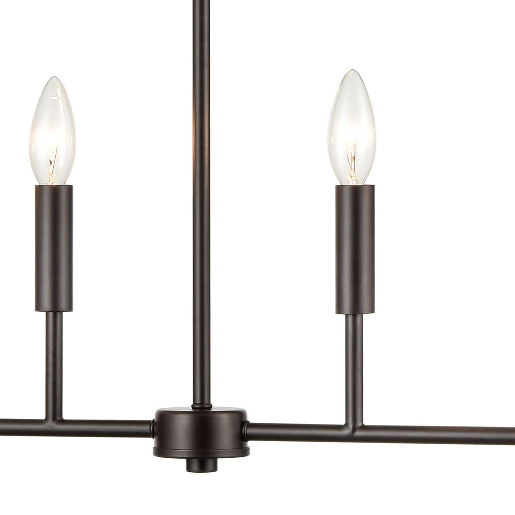 4 Light Small Chandelier Oil Rubbed Bronze Y137920