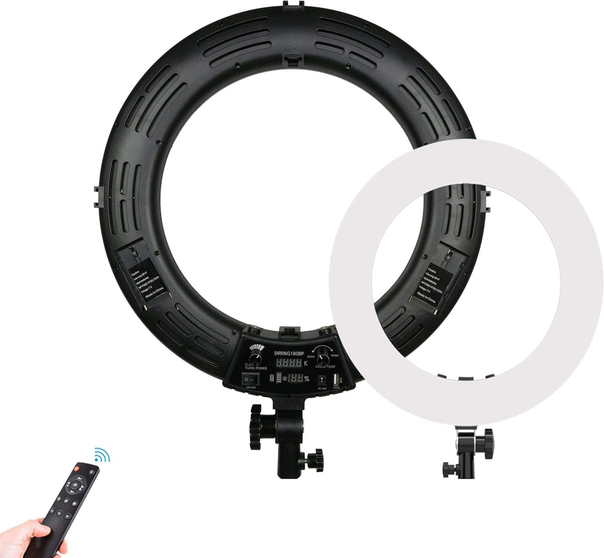 18 Dimmable Bi-Color LED Ring Light Kit with Light Stand K35478