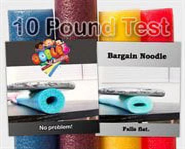 5 Pack Yellow Foam Pool Swim Noodles E365