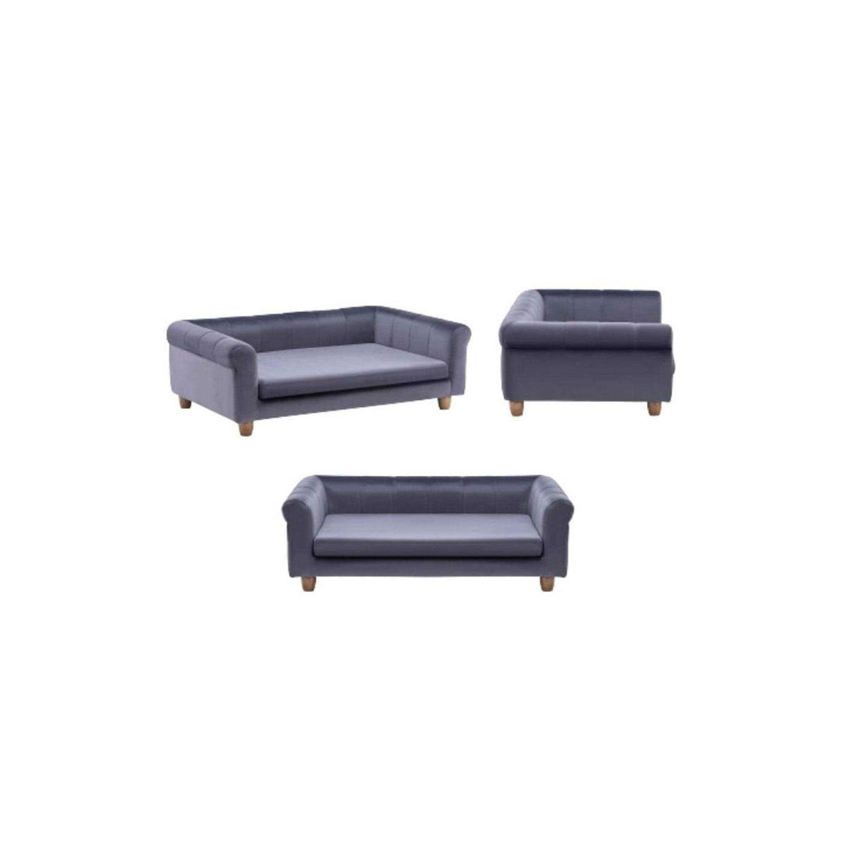 42-in. Faux-Velvet Rectangle Pet Bed X284