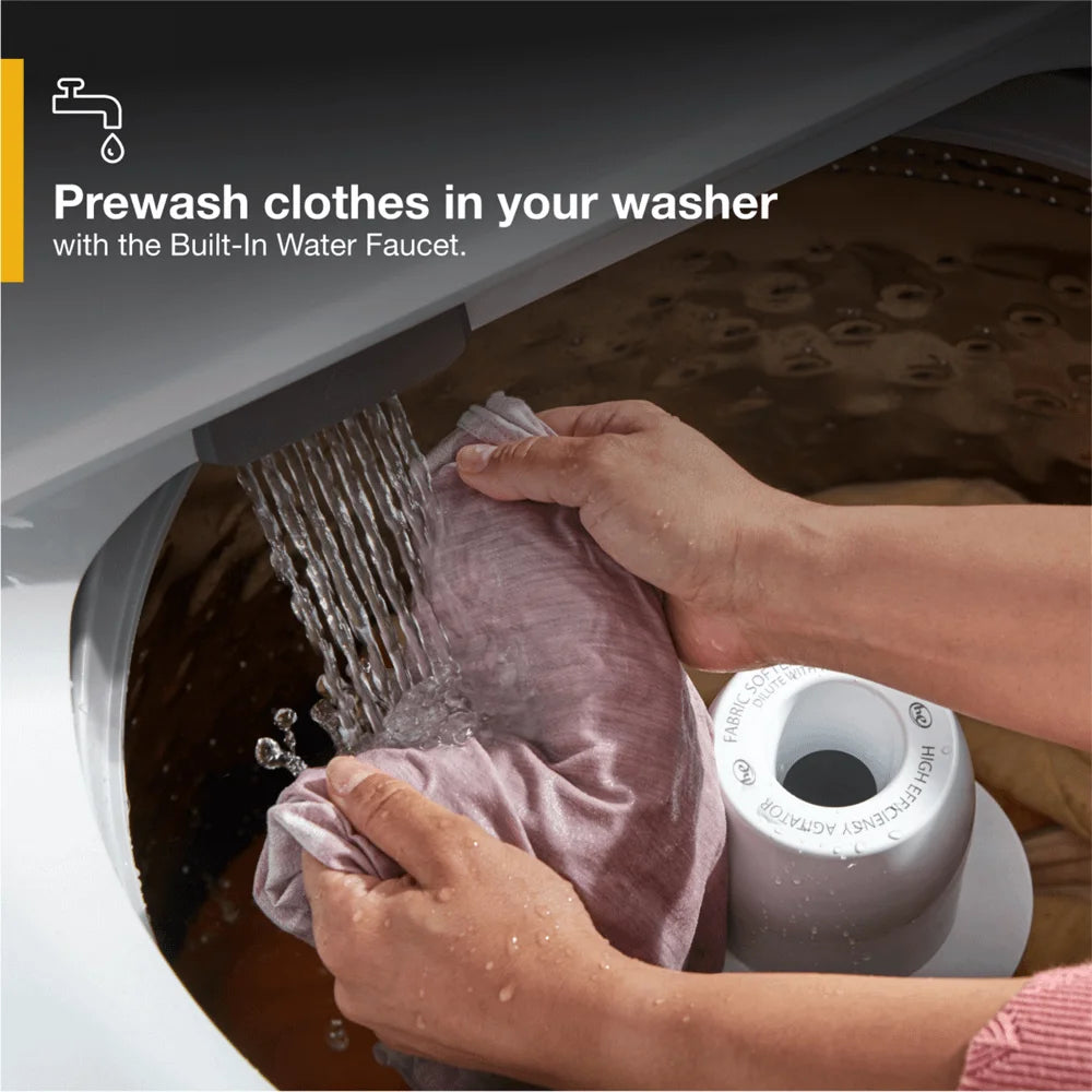 4.5 Cu. Ft. Top Load Agitator Washer with Built-In Faucet O419771