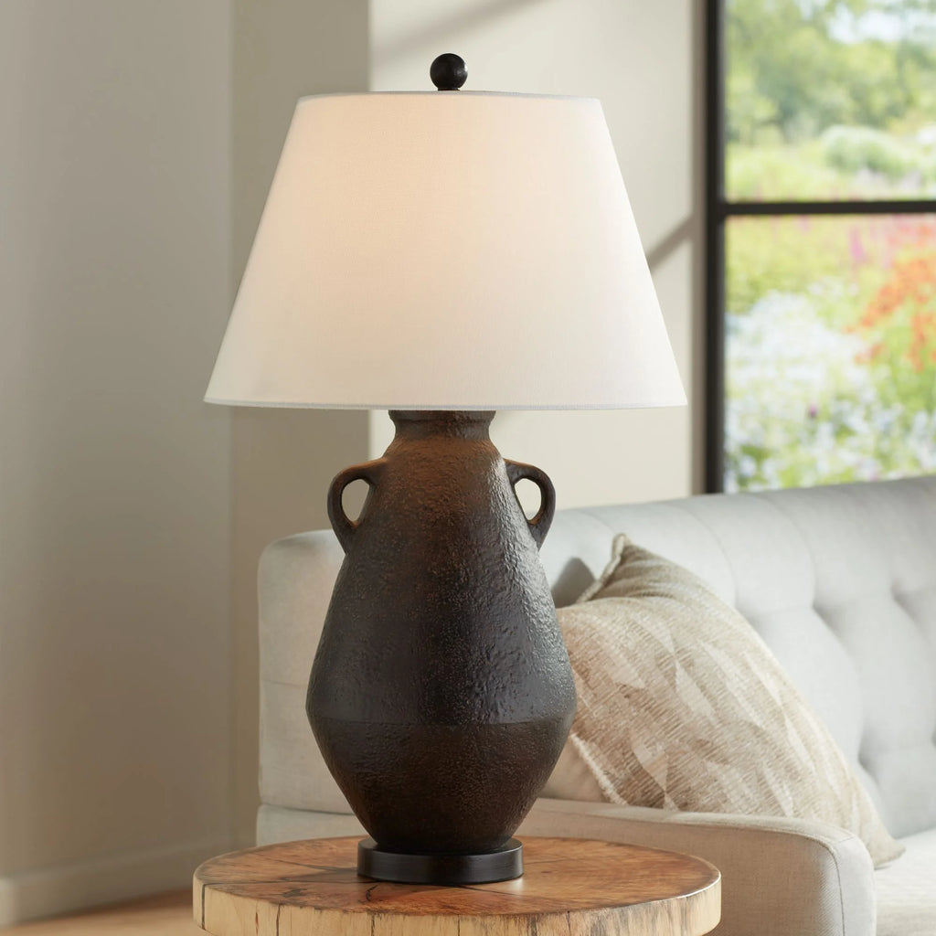 28" Tall Black Table Lamp H366440