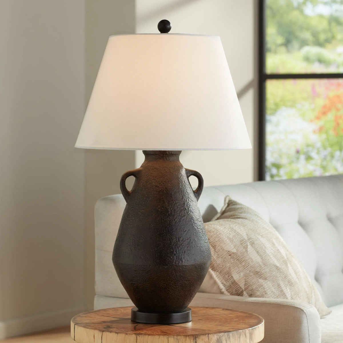 28" Tall Black Table Lamp H366440