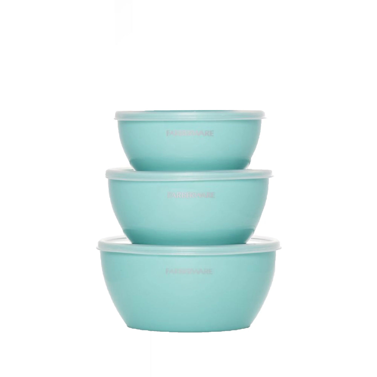 20-piece Plastic Mixing Bowl and Prep Set in Aqua F85770