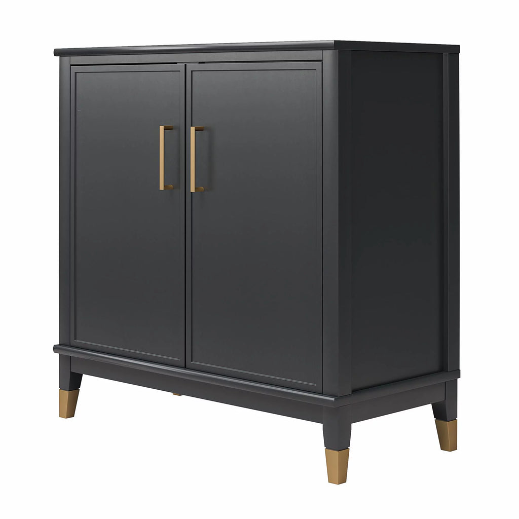 Black 2-Door Accent Cabinet J72613