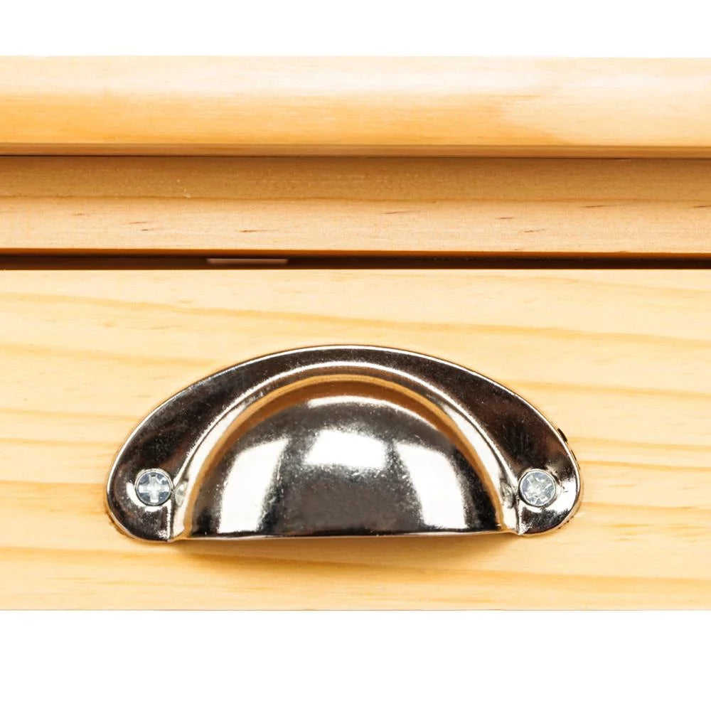 Rolling Wood Kitchen Cart with Drawers W99239