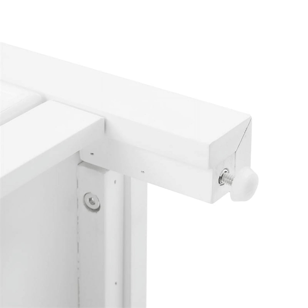White Wood Storage Pantry W3493