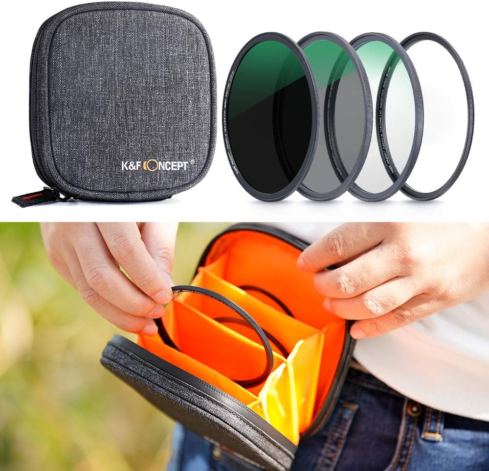 52mm Magnetic Lens Filter Kit with 4 in 1 Filter Pouch L2860