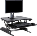 Adjustable 2-Tier Standing Desk Converter Black A642
