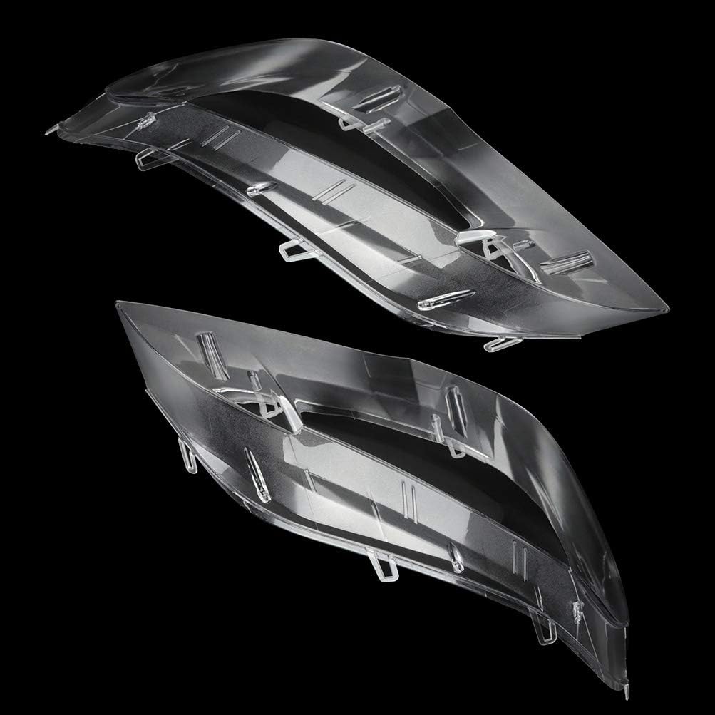 Left+Right Headlight Headlamp Clear Lens Shell Cover O965010