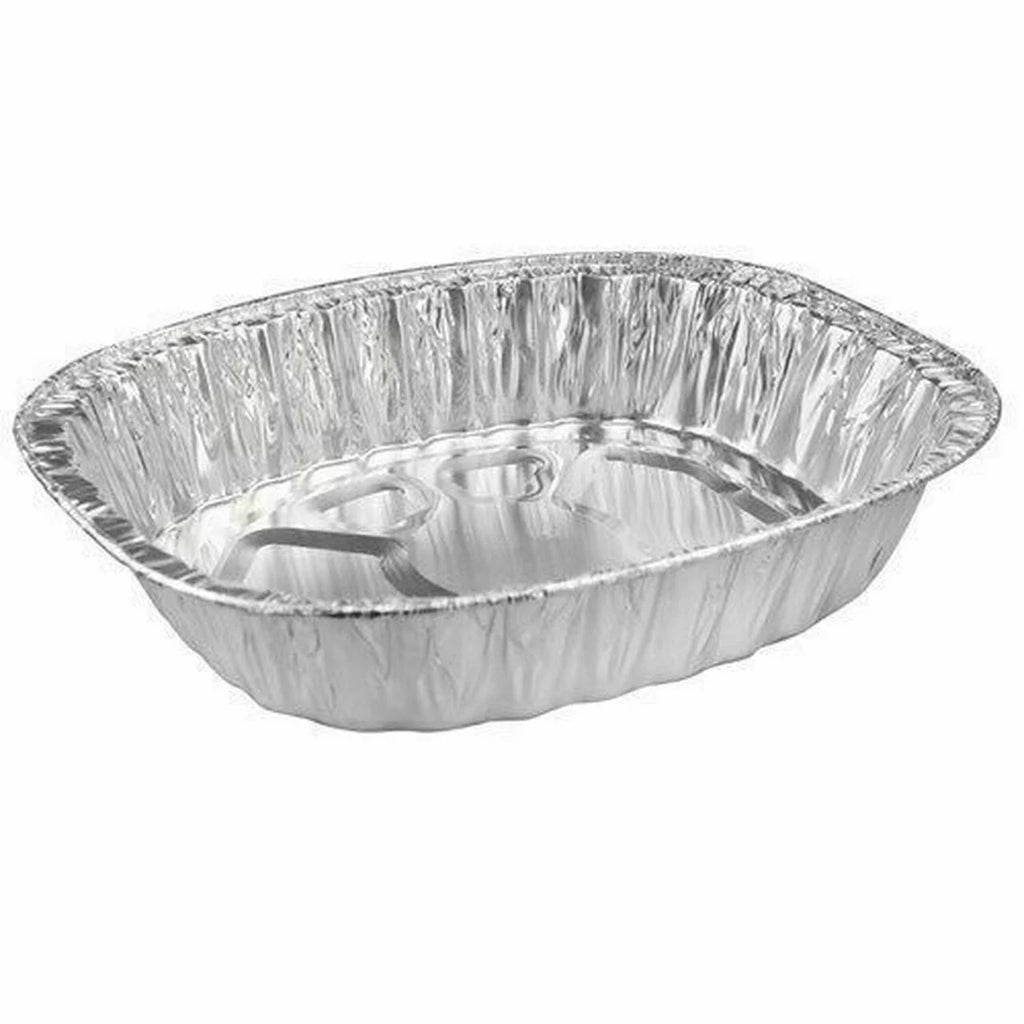 Extra Large Oval Aluminum Disposable Roaster 250 Qty F751