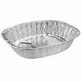Extra Large Oval Aluminum Disposable Roaster 250 Qty F751