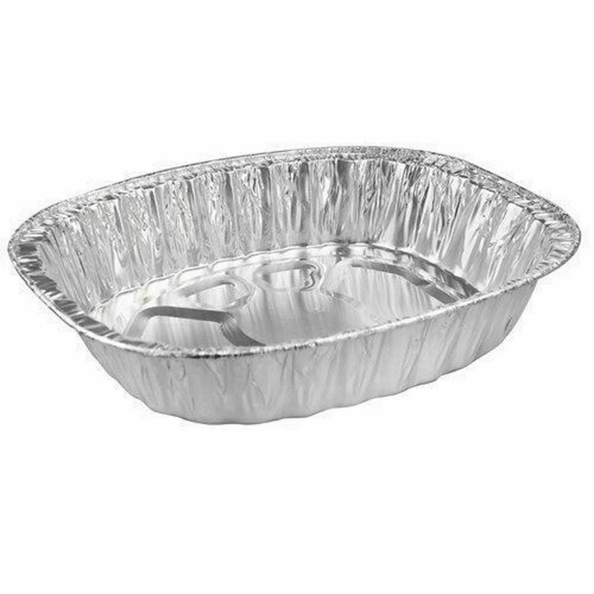Extra Large Oval Aluminum Disposable Roaster 250 Qty F751