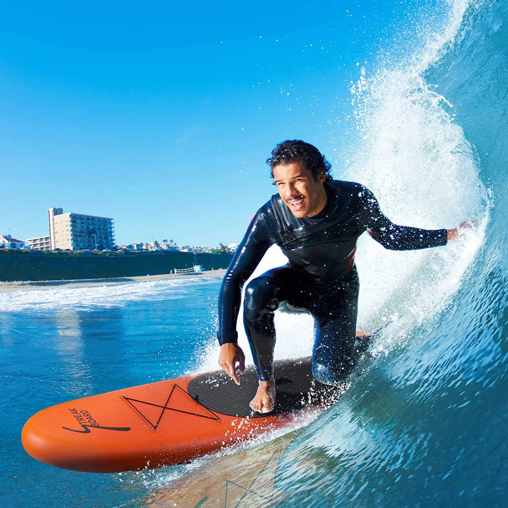 Inflatable Stand Up Paddle Board with Backpack, Leash, Paddle, Hand Pump & Repair Kit P855