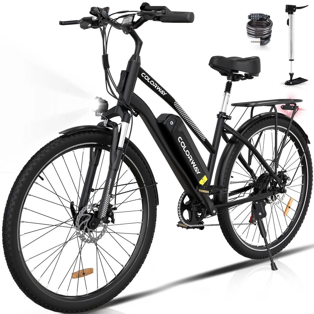 500W Electric Bike 36V 12Ah 7 Speeds F652