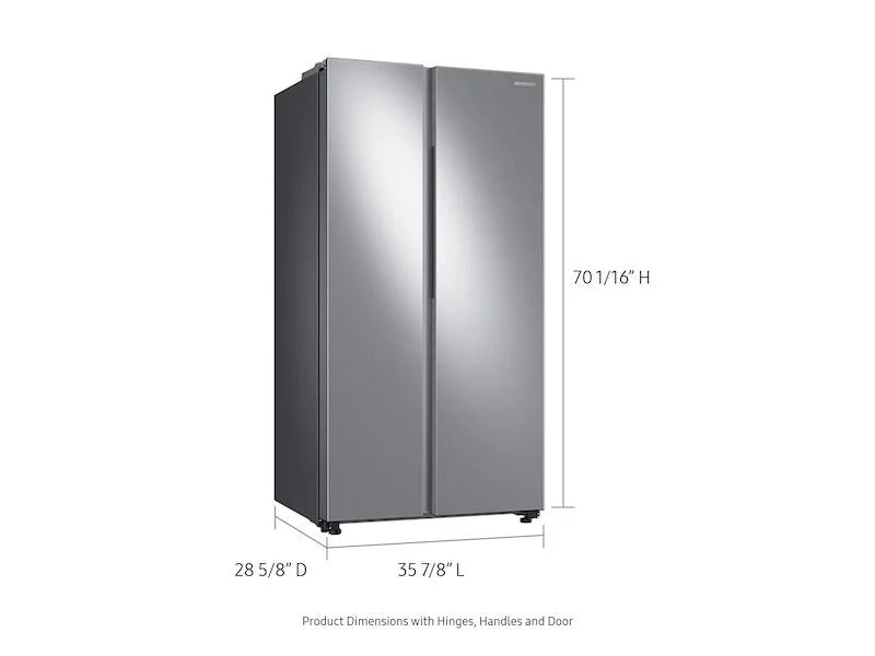 23 Cu. Ft. Stainless Counter Depth Side-by-Side Refrigerator J216