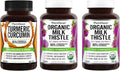 Organic Milk Thistle and Turmeric Curcumin with BioPerine Black Pepper H2144