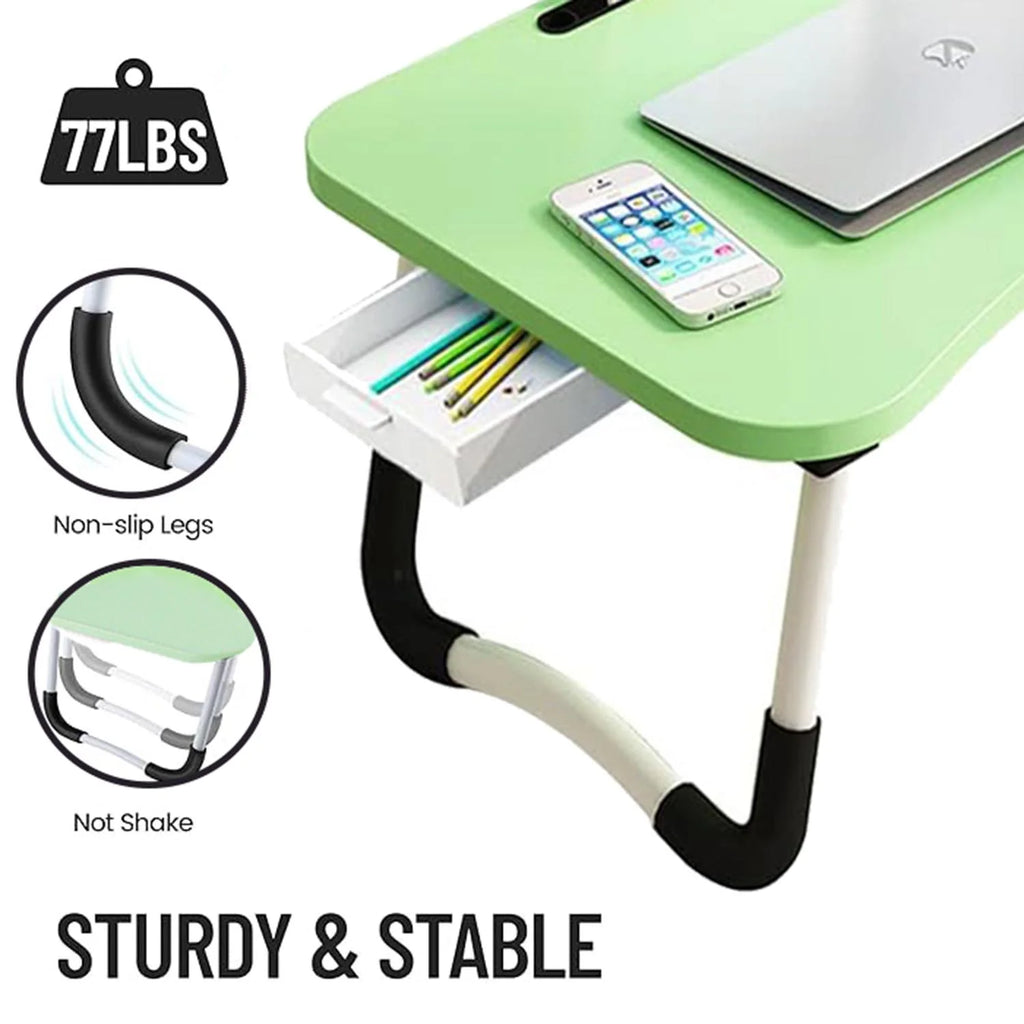 Foldable Lap Desk with Storage Drawer L172229