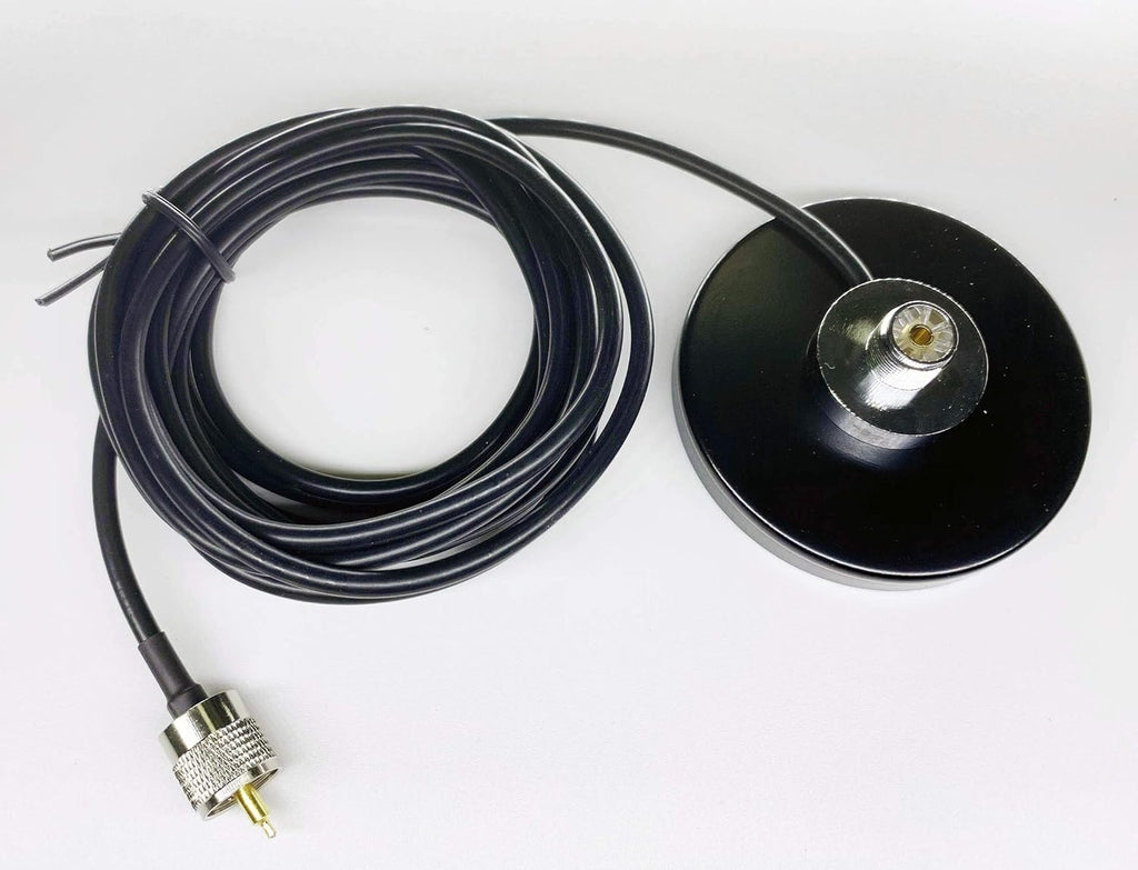 Dual Band VHF UHF Mobile Radio Antenna with Magnetic Base J24644