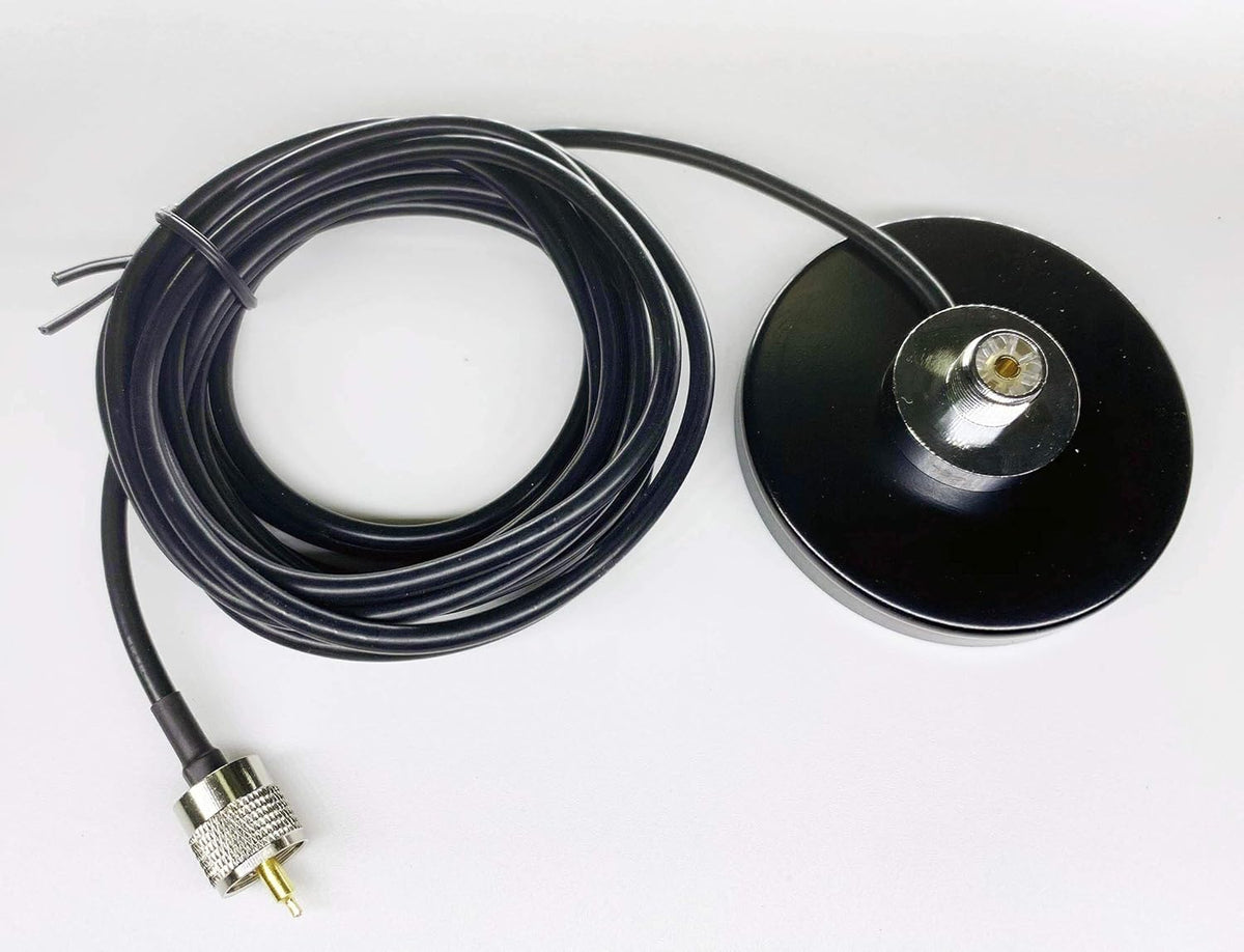 Dual Band VHF UHF Mobile Radio Antenna with Magnetic Base J24644