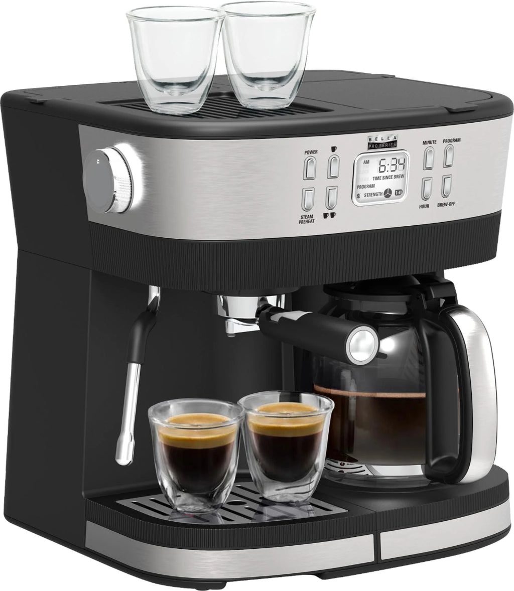 Stainless Steel Espresso and Drip Coffee Maker C5332