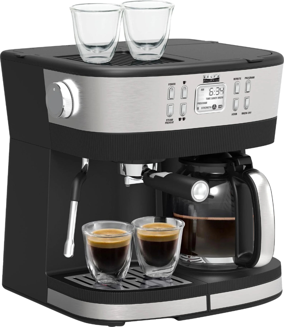 Stainless Steel Espresso and Drip Coffee Maker C5332