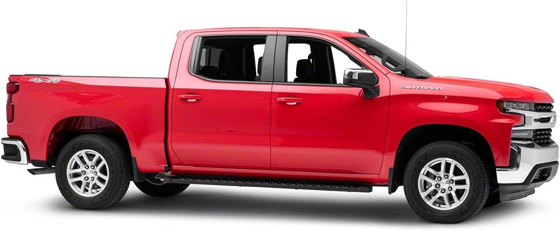 Black Steel Running Boards V940282