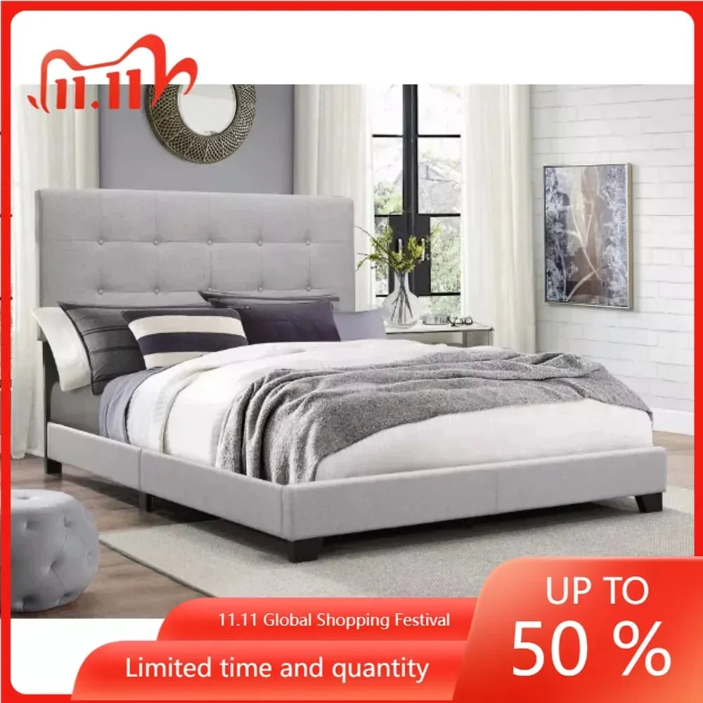 Gray Panel Bed Frame H994219