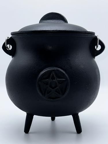 Cast Iron Cauldron with Lid and Handle I491769