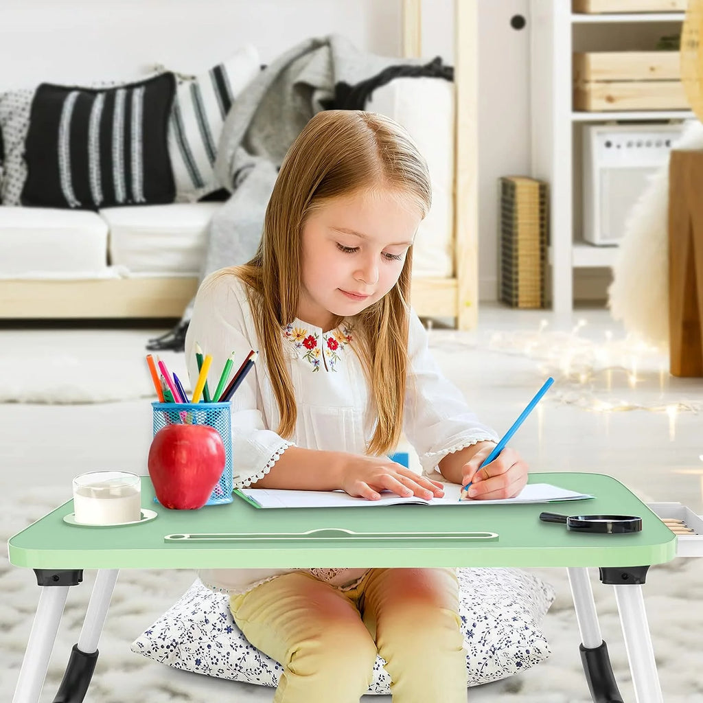 Foldable Lap Desk with Storage Drawer L172229