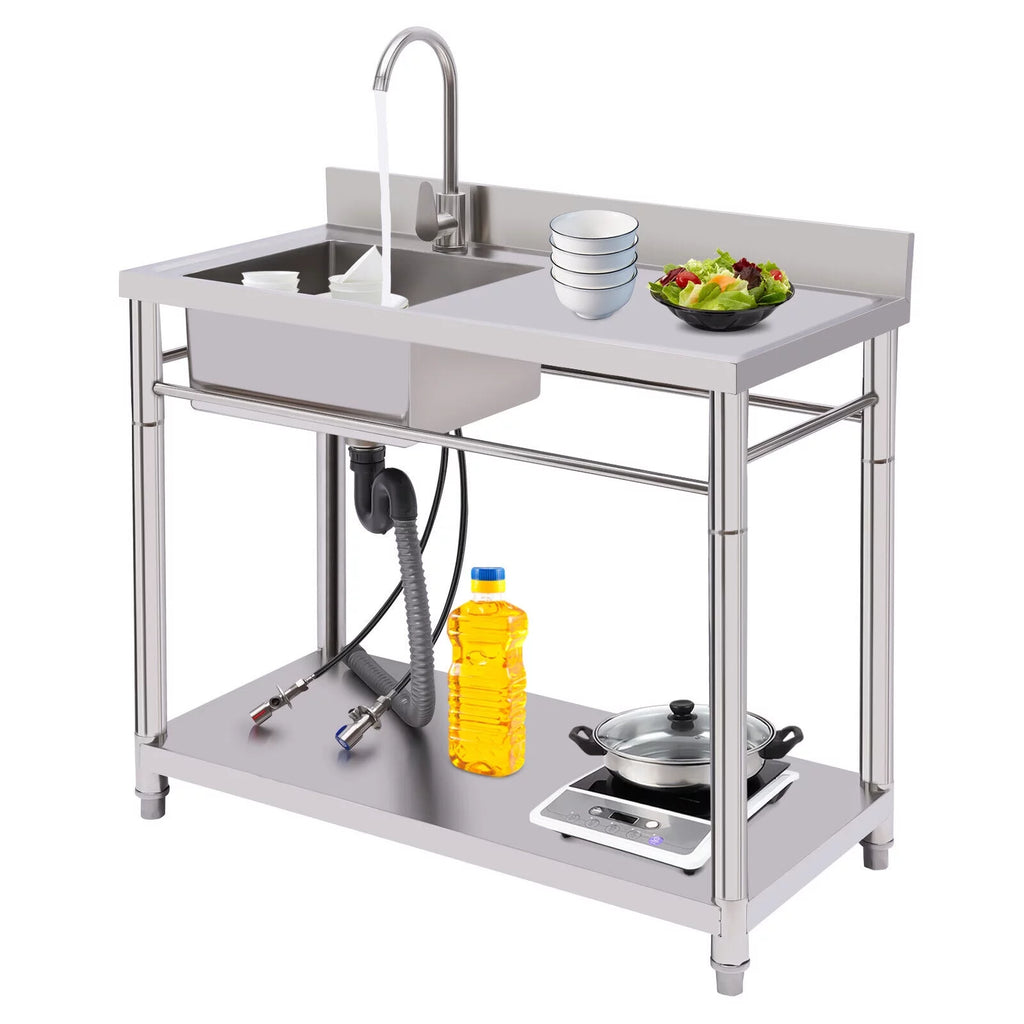 Stainless Steel 1 Compartment Utility Sink D793