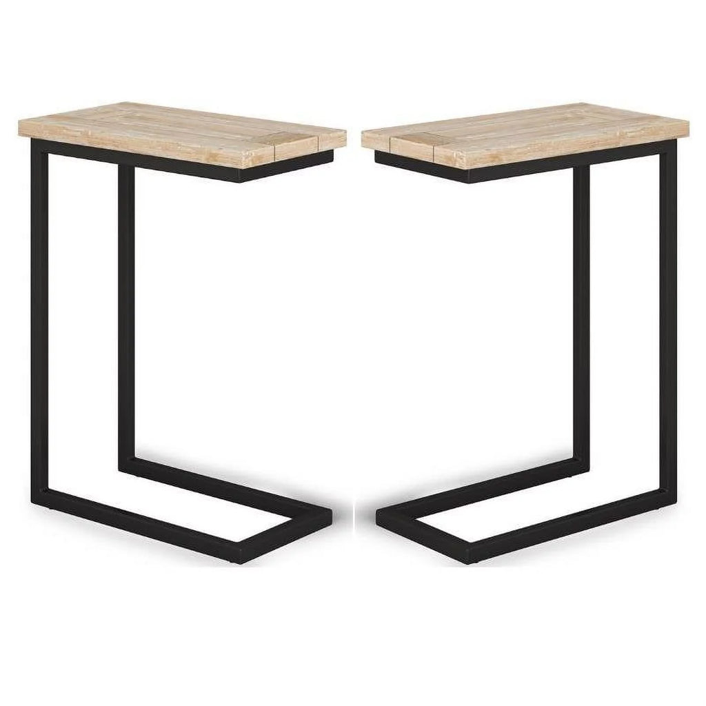 C-Shaped End Table Set D696055