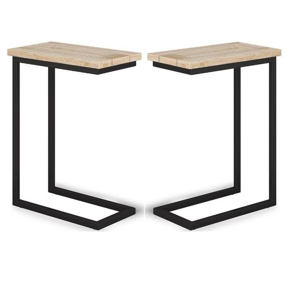 C-Shaped End Table Set D696055