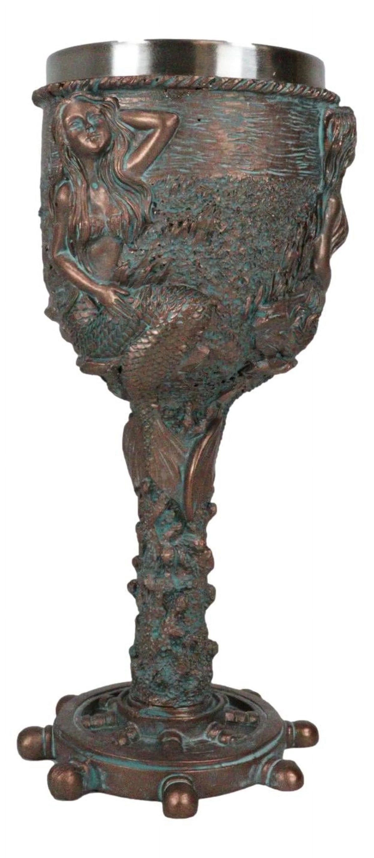 Mermaid Goblet 7.5" 5oz A154457