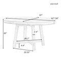 Round Extendable Dining Table X4739