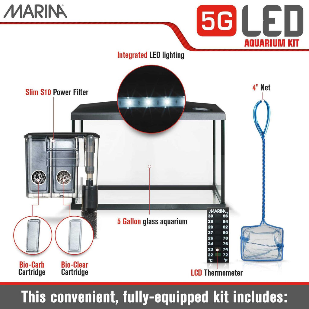 LED Glass Aquarium Kit R411